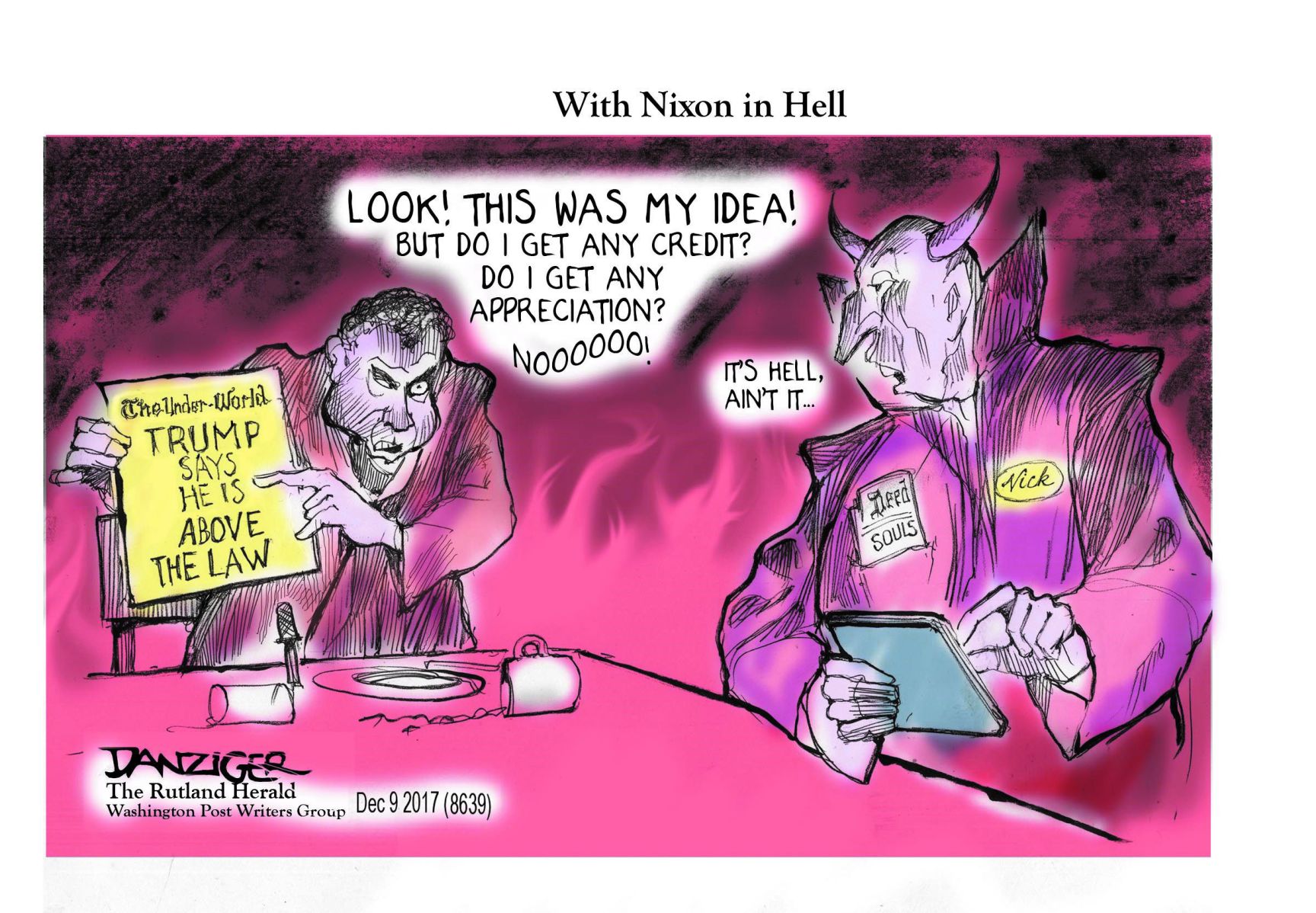 Jeff Danziger cartoon